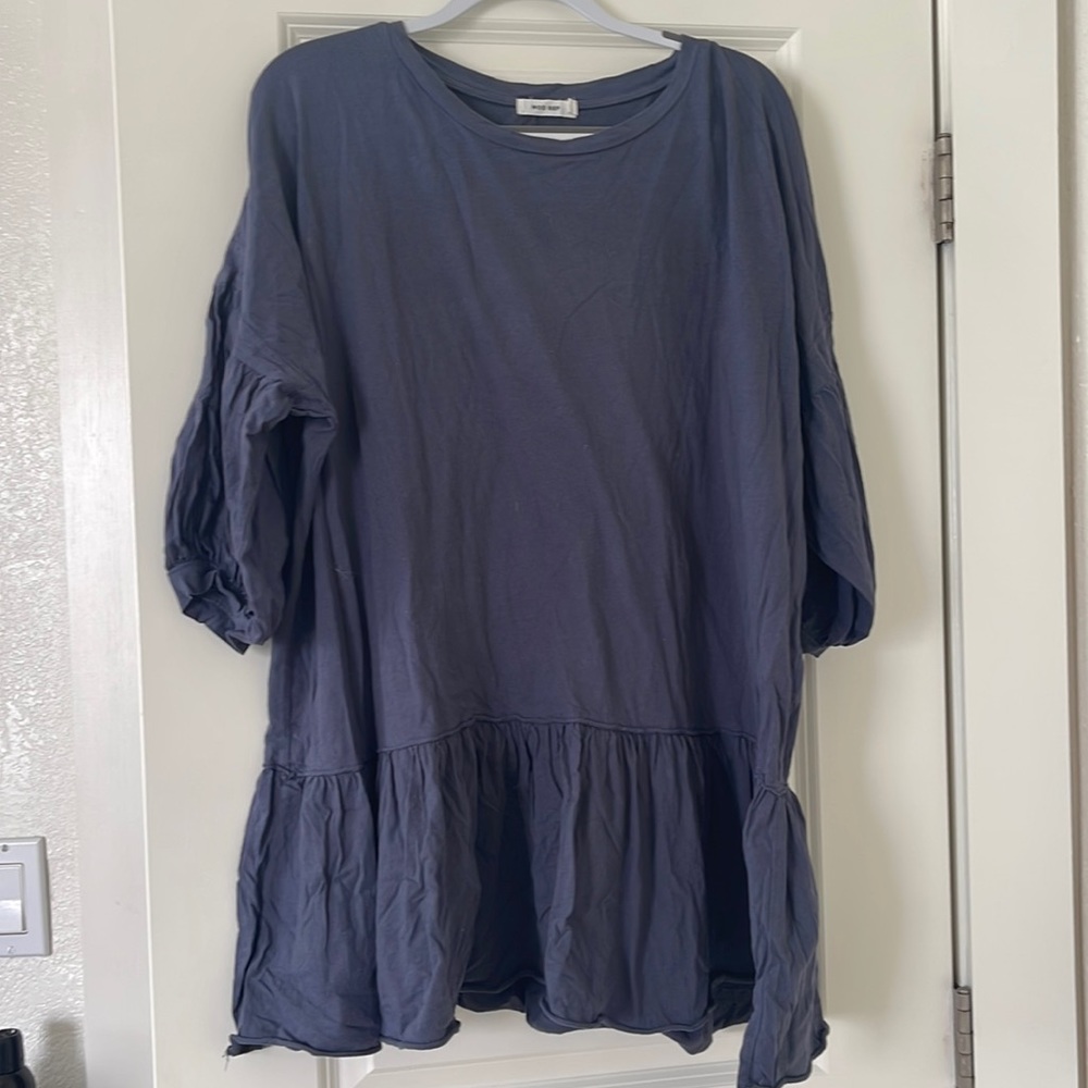 Balloon sleeve mini dress!